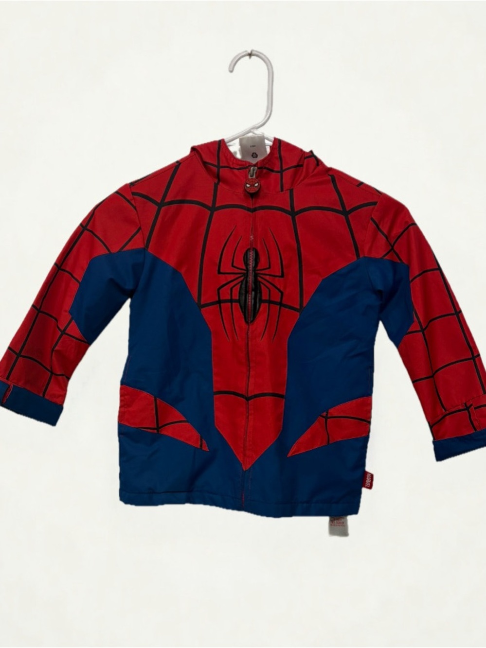 Disney Red & Blue Spider-Man Hooded Costume Jacket